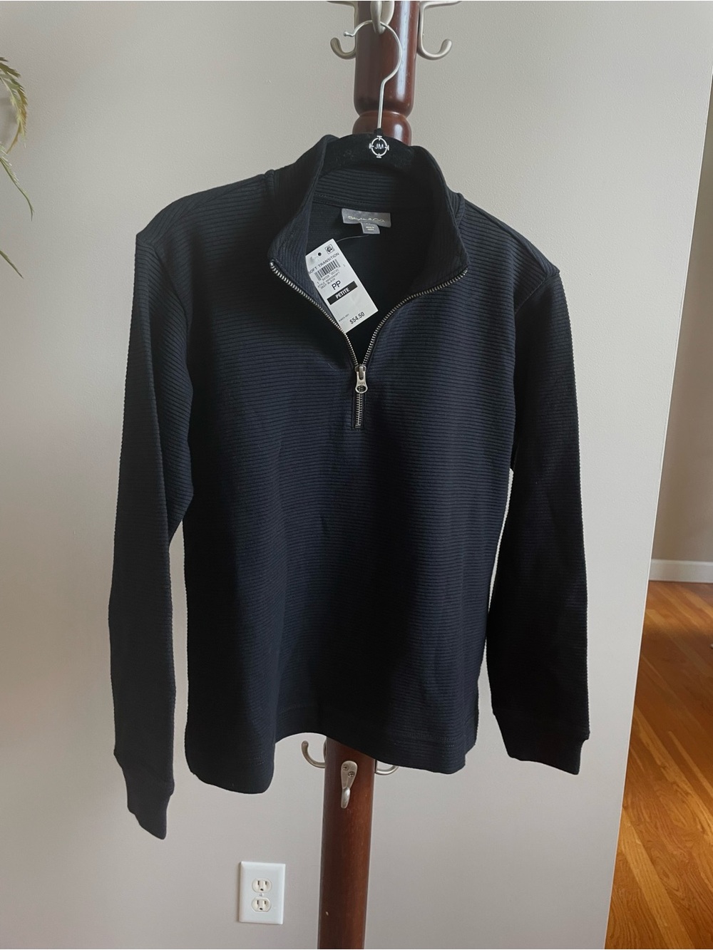 Style & Co. Women’s Black Half-Zip Pullover NWT PS